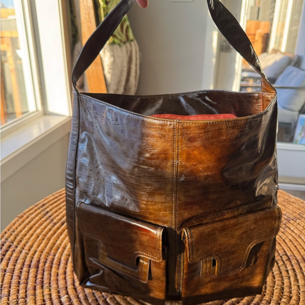 Shiraleah Brown Leather Bag